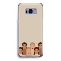 Girls girls girls: Samsung Galaxy S8 Transparant Hoesje - thumbnail