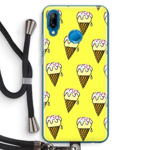 Isjes: Huawei P20 Lite Transparant Hoesje met koord