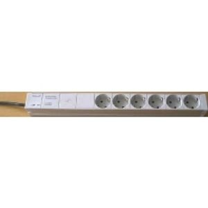60110214  - Socket outlet strip grey 60110-214