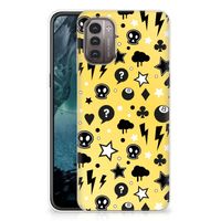 Silicone Back Case Nokia G21 | G11 Punk Geel