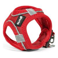 Hondentuigje Gloria Air Mesh Trek Star Verstelbaar Rood Maat XXXS (18-20 cm)