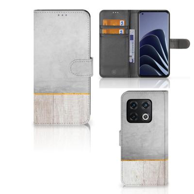 OnePlus 10 Pro | Book Style Case | Wood Concrete