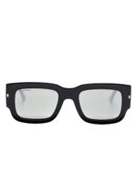 DSQUARED2 EYEWEAR Hype logo-print rectangle-frame sunglasses - Noir