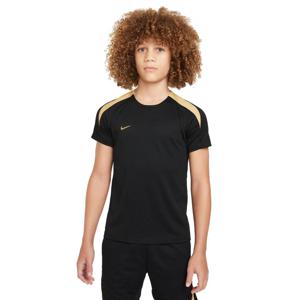 Nike Strike Trainingsshirt Kids Zwart Goud