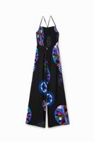 Lange jumpsuit met schouderbandjes M. Christian Lacroix - BLACK - S