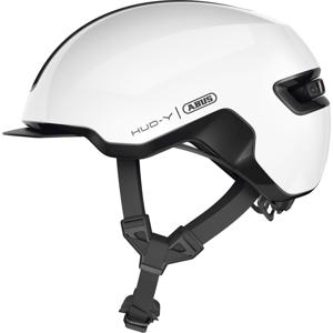 Helm HUD-Y shiny Wit M 54-58cm