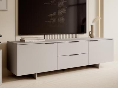 Tv-meubel CALLISTO 2 deuren 2 lades kasjmier
