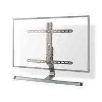 Nedis TVSM5120GY Draai- En Kantelbare Tv-standaard 37-75 " Maximaal Schermgewicht: 40 Kg Kantelbaar Draaibaar Aanpasbare Vooraf Ingestelde Hoogtes Aluminium / Staal Grijs