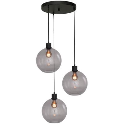 Masterlight Vide hanglampLazise 3x Ø 25cm zwart - 2642-05-05-35-3-25