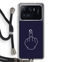 F**k U: Xiaomi Mi 11 Ultra Transparant Hoesje met koord