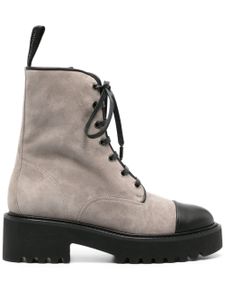 Aquazzura desert boots en daim - Gris