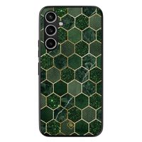 Samsung Galaxy S23 FE hoesje - Kubus groen Samsung Galaxy S23 FE hoesje - Kubus groen