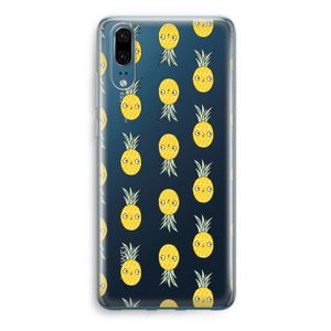 Ananas: Huawei P20 Transparant Hoesje