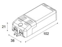 Modular - LED driver 500mA 5-10W L + Tre dim