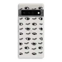 Eye pattern #2: Google Pixel 6 Pro Transparant Hoesje