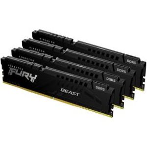 Kingston Technology FURY Beast Black XMP geheugenmodule 128 GB 4 x 32 GB DDR5 5600 MHz