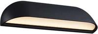 Nordlux LED Wandlamp Front zwart 8W 3000K IP44 26cm - 4800849