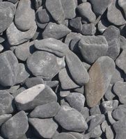 Flat Pebbles zwart Big Bag - 1500 kg - 1m3 Flat Pebbles zwart Big Bag - 1500 kg - 1m3