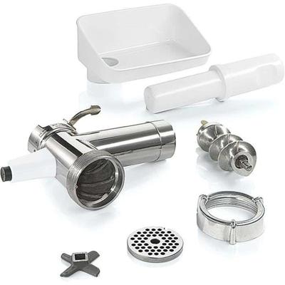 Gehaktmolenaccessoire - BOSCH - MUZS2FWW - Wit - Gesatineerd staal