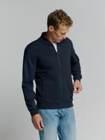 No- Excess Sweater Full Zipper Jacquard Mix Bomber Trui 096 Deep Blue No- Excess Sweater Full Zipper Jacquard Mix Bomber Trui 096 Deep Blue