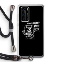 Floppyhead: Huawei P40 Transparant Hoesje met koord