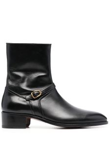 TOM FORD bottines à détails de boucles - Noir