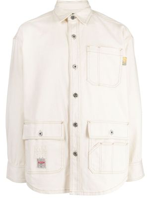 Musium Div. chemise boutonnée à manches longues - Blanc