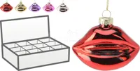 Kerstornament Lips Assorti 1st