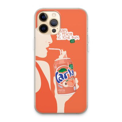 Peach please!: iPhone 13 Pro Max Transparant Hoesje
