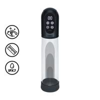 Pumped by Shots Engage - Automatische Waterdichte Penis Pomp en Masturbator - Gun Metal - thumbnail