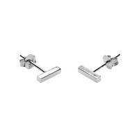 Karma Oorbellen Square Tubes Zilver