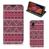 Samsung Galaxy Xcover 5 | Hoesje met Magneet | Aztec Paars