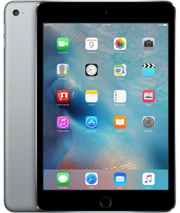 Apple iPad mini 4 20,1 cm (7.9") 128 GB Wi-Fi 5 (802.11ac) 4G LTE Grijs iOS