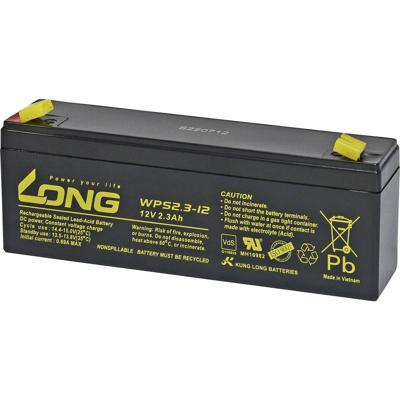 Loodaccu KungLong WPS2.3-12-M/F1 Loodvlies (AGM) 2.3 Ah 12 V 1 stuk(s)
