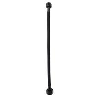 Xellanz flexibele aansluitslang | 1/2"x3/8" | 25 cm | mat zwart