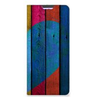 Xiaomi Redmi Note 10 Pro Book Wallet Case Wood Heart - Cadeau voor je Vriend