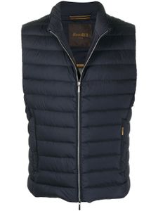 Moorer gilet matelassé zippé - Bleu