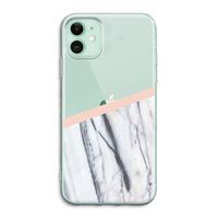 A touch of peach: iPhone 11 Transparant Hoesje