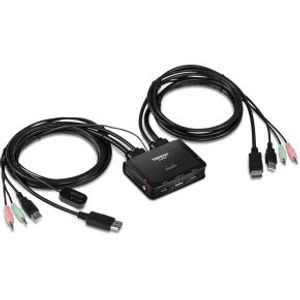 Trendnet TK-220DPI KVM-switch Zwart