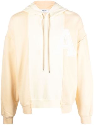 AMBUSH hoodie à ourlet asymétrique - Tons neutres