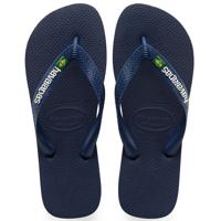 Havaianas Brasil logo navy blue donkerblauw maat 4142