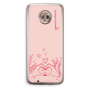 Love is in the air: Motorola Moto G6 Transparant Hoesje