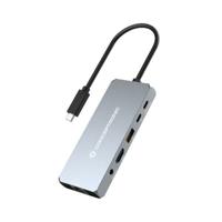 USB-HUB Conceptronic 110519807101 Grijs 100 W
