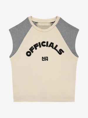 Nik&Nik zomer sweat broek meisjes - taupe - Ivy