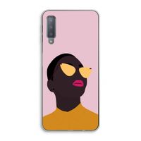 Yellow glasses: Samsung Galaxy A7 (2018) Transparant Hoesje