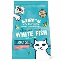 Lily&apos;s Kitchen Adult witvis met zalm kattenvoer 2 x 2 kg