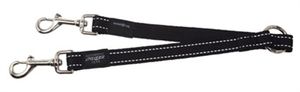 Rogz For Dogs fanbelt splitter zwart