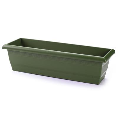 PlasticForte Plantenbak - groen - rechthoekig 60 x 20 x 16 cm - Bloembakken