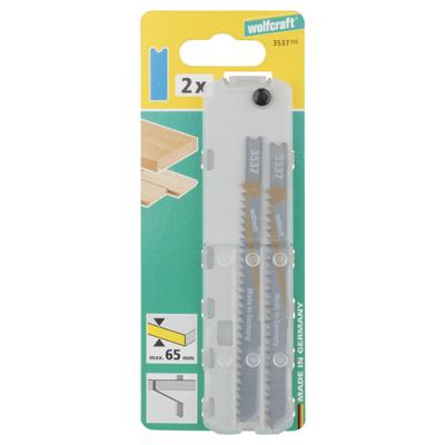 wolfcraft GmbH 3537000 decoupeerzaag-, figuurzaag- & reciprozaagblad Decoupeerzaagblad Hoog koolstofstaal (HCS) 2 stuk(s)