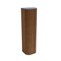 Kolomkast Mondiaz Kurve | 160x45 cm | Greeploos | Push to open | Walnut